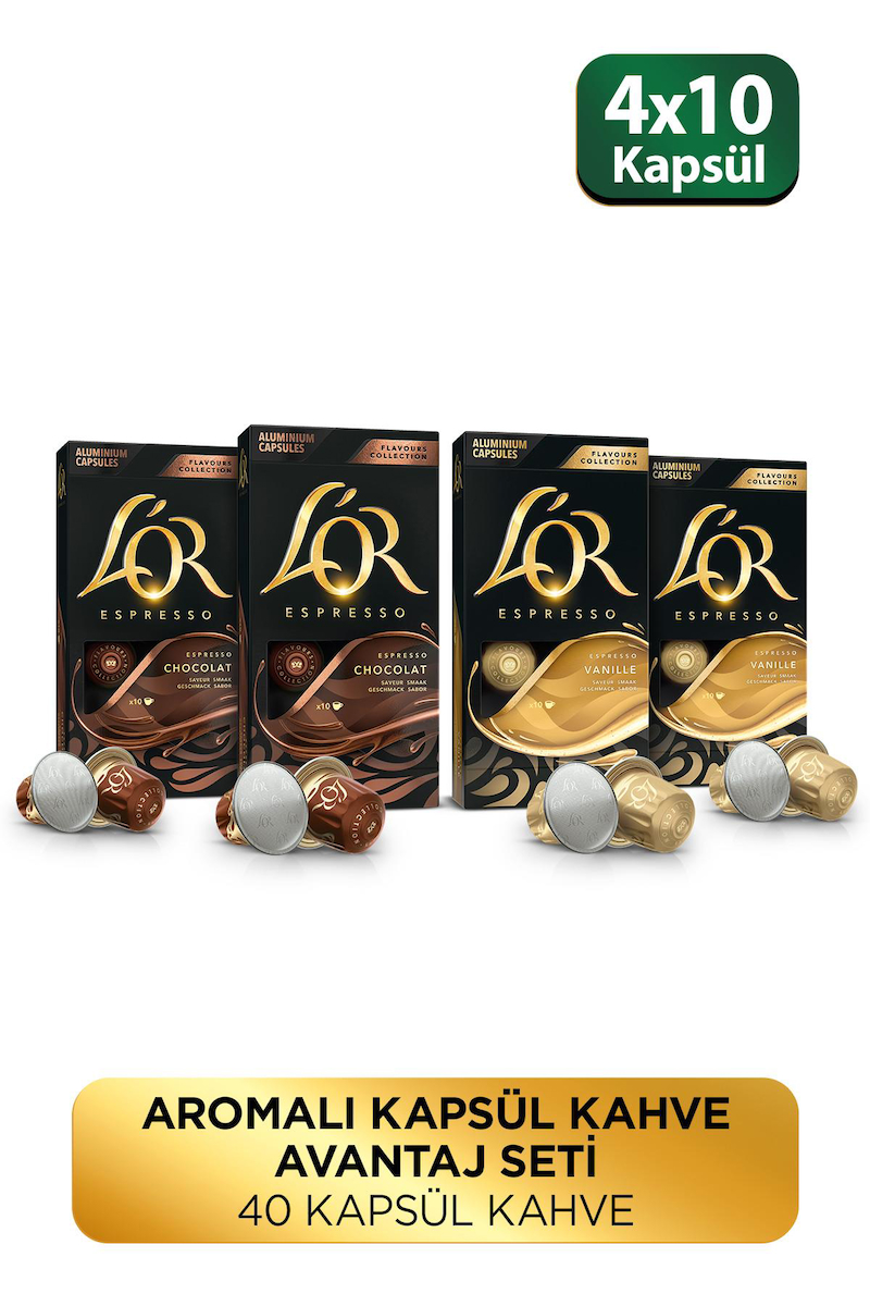 Lor 4x10'lu Espresso Kapsül Kahve
