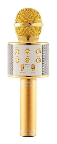 Torima WS-858 AUX Kablolu Altın El Mikrofon