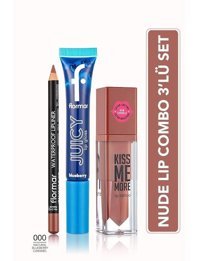 Flormar Nude Lip Combo Makyaj Seti
