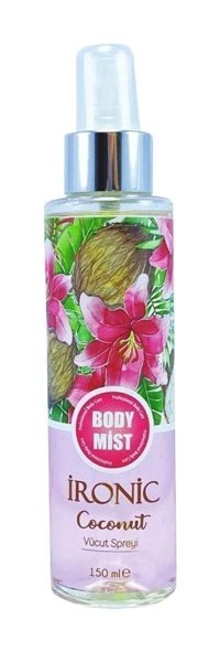 İronic Coconut Aromatik Kadın Vücut Spreyi 150 ml