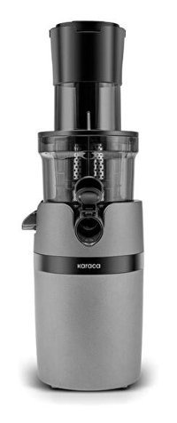 Karaca Slow Juicer 200 W 600 ml Gri Katı Meyve Sıkacağı