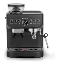Karaca Coffee Art Barista 1450 W Paslanmaz Çelik Tezgah Üstü Kapsülsüz Öğütücülü Yarı Otomatik Espresso Makinesi Siyah