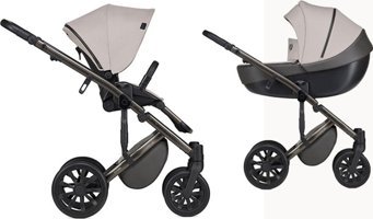 Anex M/Type Shell Çift Yönlü Katlanır Tek Elle Kapanan 360 Derece Dönebilen Tam Yatar Kabin Tipi Travel Sistem Bebek Arabası