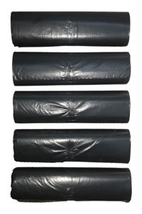 Eymarmarket Büyük Boy 65x80 cm Çöp Poşeti 50 Adet Siyah