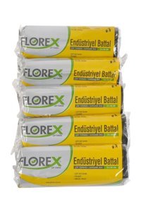 Florex Battal Boy 72x95 cm Çöp Poşeti 5 Adet Siyah