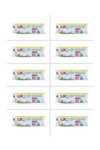 Lixo Orta Boy 55x60 cm Çöp Poşeti 10x12 Adet Mavi