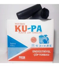 Kupa Orta Boy 80x110 cm Çöp Poşeti 10 Adet Siyah
