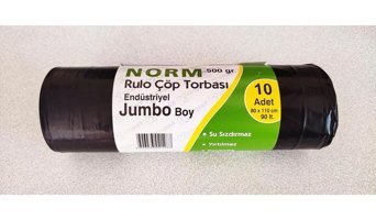 Norm Jumbo Boy 80x110 cm Çöp Poşeti Siyah