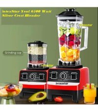 Silver Crest Intexstar 2500 ml Plastik 4 Bıçaklı Blender Seti Kırmızı