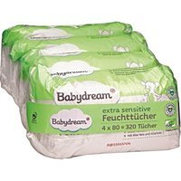 Babydream Aloe Veralı Yenidoğan 80 Yaprak 4'lü Islak Mendil