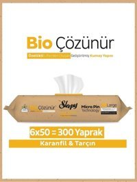Sleepy Easy Clean Bio Çözünür Karanfil Ve Tarçınlı 50 Yaprak 6'lı Yüzey Temizleme Mendili