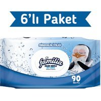 Familia Mineralin İyiliği 90 Yaprak 6'lı Islak Mendil