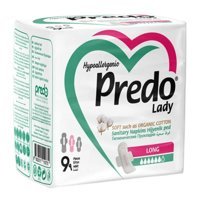 Predo Lady Organik Antialerjik İnce 9'lu Hijyenik Ped