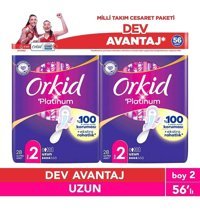 Orkid Platinum Orta 28'li Hijyenik Ped 2 Adet