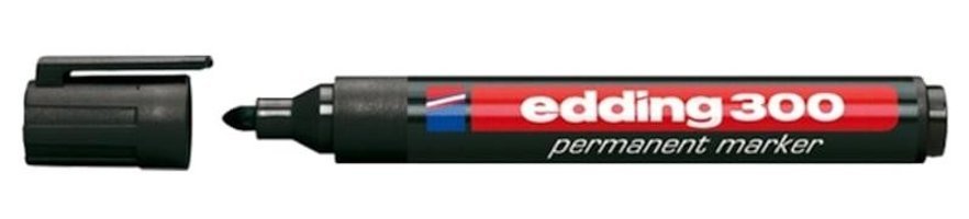 Edding 300 Tekli Standart Silinebilir Siyah Tahta Kalemi