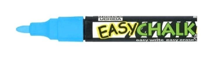 Marvy Easy Chalk Tekli Standart Silinebilir Mavi Tahta Kalemi