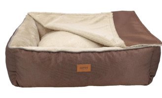 Lepus Winter Premium Ortopedik Orta Irk İç Mekan Köpek Yatağı Kahverengi