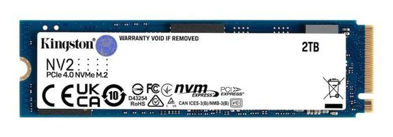Kingston NV2 SNV2S/2000G PCI-Express 4.0 2 TB 2.5 inç SSD