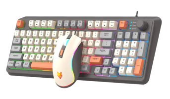 Sarftech K820 Işıklı Kablolu Klavye Mouse Seti