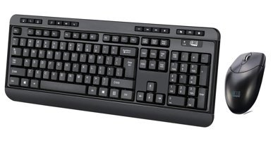 Adesso WKB-1320CB Sessiz Kablosuz Klavye Mouse Seti