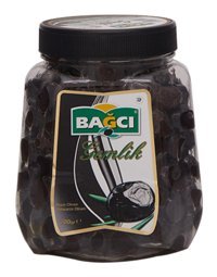 Bağcı Gemlik Tuzlu Gemlik Siyah Zeytin Pet Kavanoz 700 gr