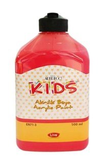 Artdeco Kıds Kırmızı 500 ml Guaj Boya
