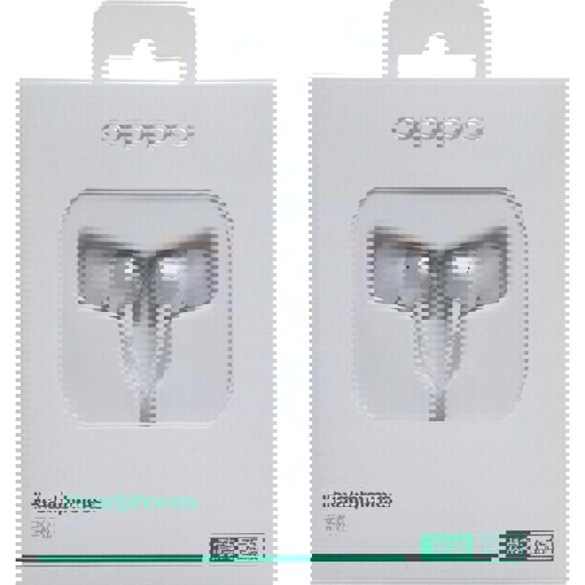 Oppo MH130 Silikonlu Mikrofonlu 3.5 mm Jak Beyaz Kablolu Kulaklık