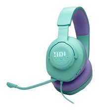 Jbl Quantum 100M2 Silikonlu Mikrofonlu 3.5 mm Jak Yeşil Kablolu Kulaklık