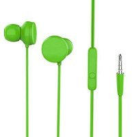 Zore ER04 Silikonlu Mikrofonlu 3.5 mm Jak Yeşil Kablolu Kulaklık