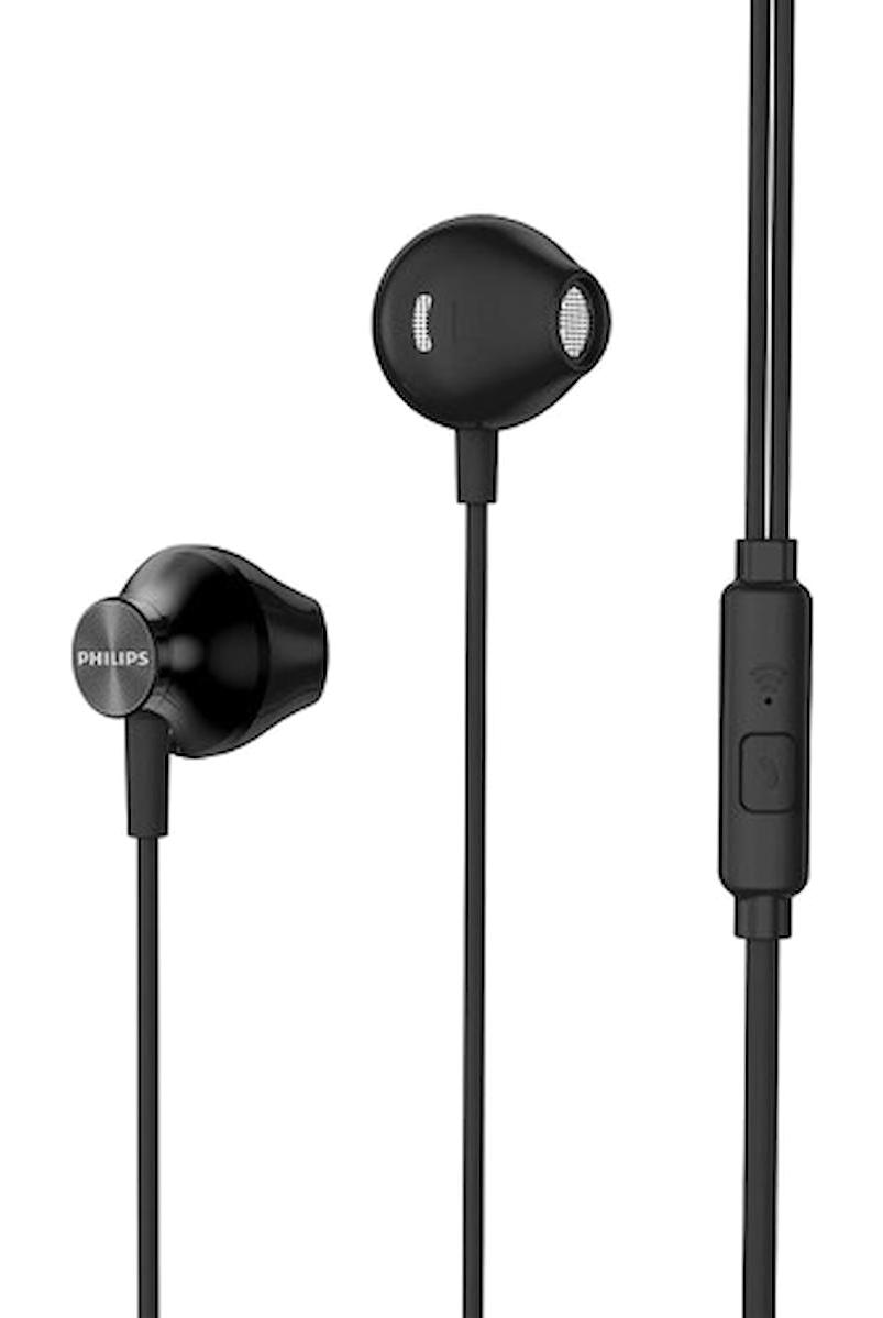 Philips TAUE101BK Silikonsuz Mikrofonlu 3.5 mm Jak Siyah Kablolu Kulaklık
