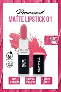 New Well Permanent Matte 1 Ruby Pink Stick Ruj