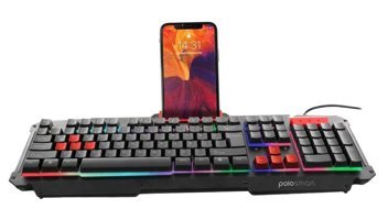 Polosmart PGM06 Türkçe Q RGB 87 Tuşlu Kablolu Siyah Normal Gaming Klavye