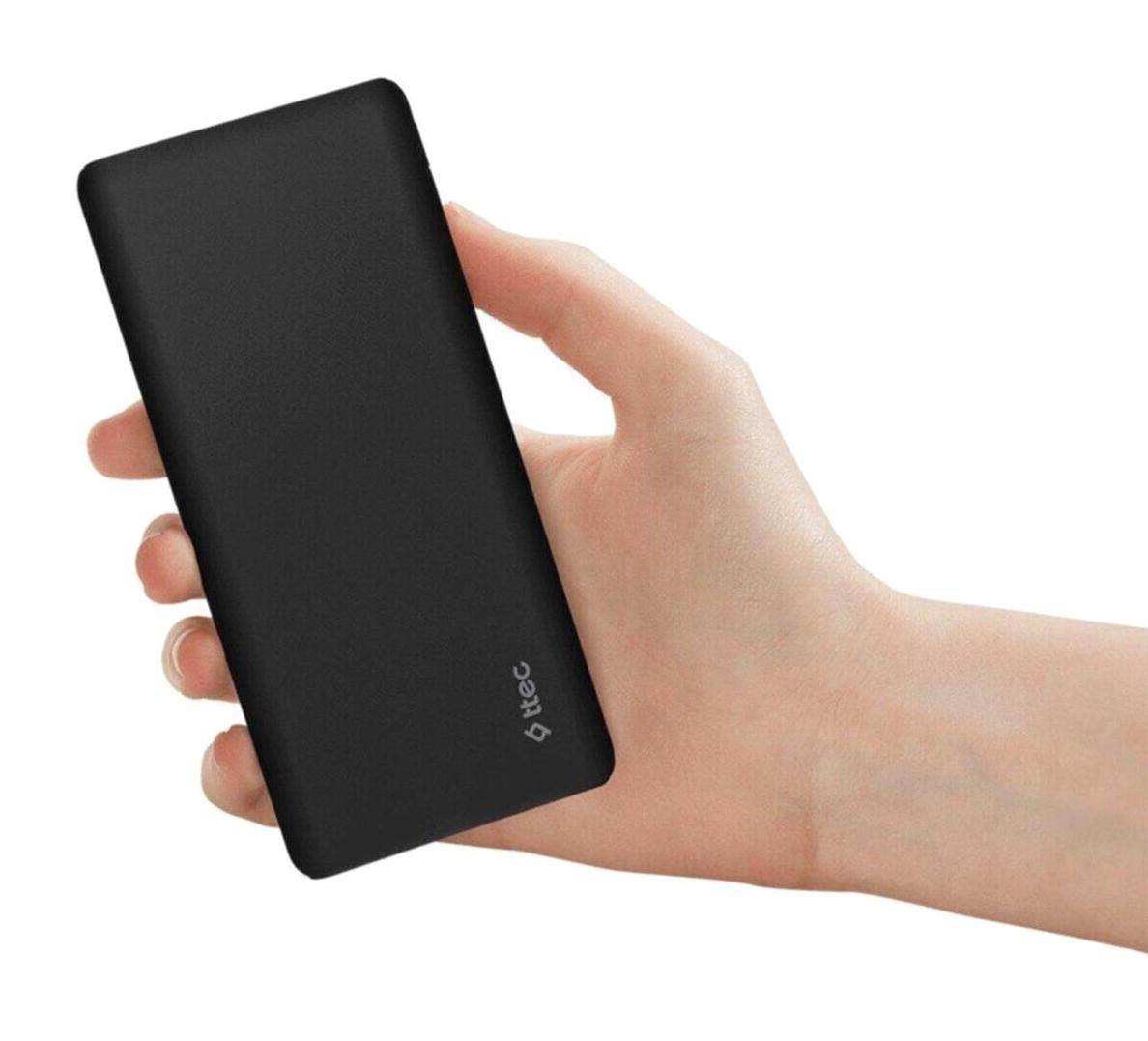 Ttec 2BB135S 10000 mAh USB Çoklu Kablolu Powerbank Siyah