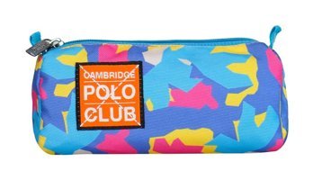 Cambridge Polo Club Çok Renkli Bez Tek Gözlü Kamuflaj Dikdörtgen Cüzdan Kalemlik