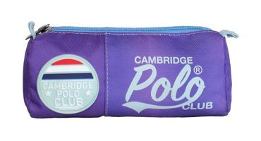Cambridge Polo Club Mor Düz Bez Tek Gözlü Dikdörtgen Cüzdan Kalemlik