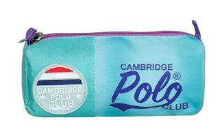 Cambridge Polo Club Turkuaz Düz Bez Tek Gözlü Dikdörtgen Cüzdan Kalemlik