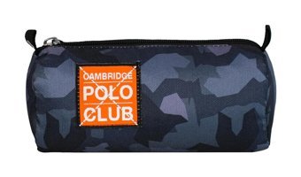 Cambridge Polo Club Gri Düz Bez Tek Gözlü Kamuflaj Silindir Cüzdan Kalemlik