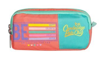 Cambridge Polo Club Pembe Düz Çift Gözlü Dikdörtgen Cüzdan Kalemlik