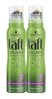 Taft Volumen Normal Saçlar İçin Hacim Veren Şekillendirici Saç Köpüğü 2x150 ml
