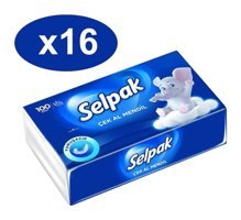 Selpak Çek Al Mendil Kağıt Peçete 16x100'lü