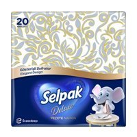 Selpak Deluxe Desenli Kağıt Peçete 20'li