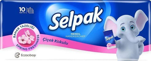 Selpak Çiçek Kokulu Kağıt Peçete 10'lu 5 Adet