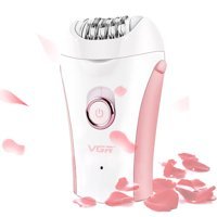 FabMay Beauty Yüz Genital Bölge Tüm Vücut Bıyık Koltuk Altı Sakal Bacak için Kuru Işıklı Mini Epilasyon Aleti Pembe