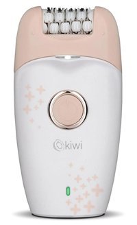 Kiwi Yüz Genital Bölge Tüm Vücut Bıyık Koltuk Altı Sakal Bacak için Kuru Epilasyon Aleti Beyaz