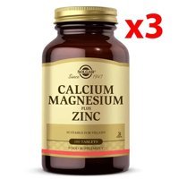 Solgar Calcium Magnesium Plus Zinc Aromasız Yetişkin Vitamin 3x100 Adet Tablet