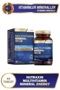 Nutraxin MultiMineral Mineral Energy Complex Aromasız Yetişkin Mineral 60 Adet Tablet