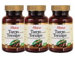 Balen Tarçın Ekstrakt & Termiye Aromasız Yetişkin Vitamin 3x60 Adet Kapsül