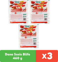 Pınar Uzun Dana Sosis Büfe 3x460 gr