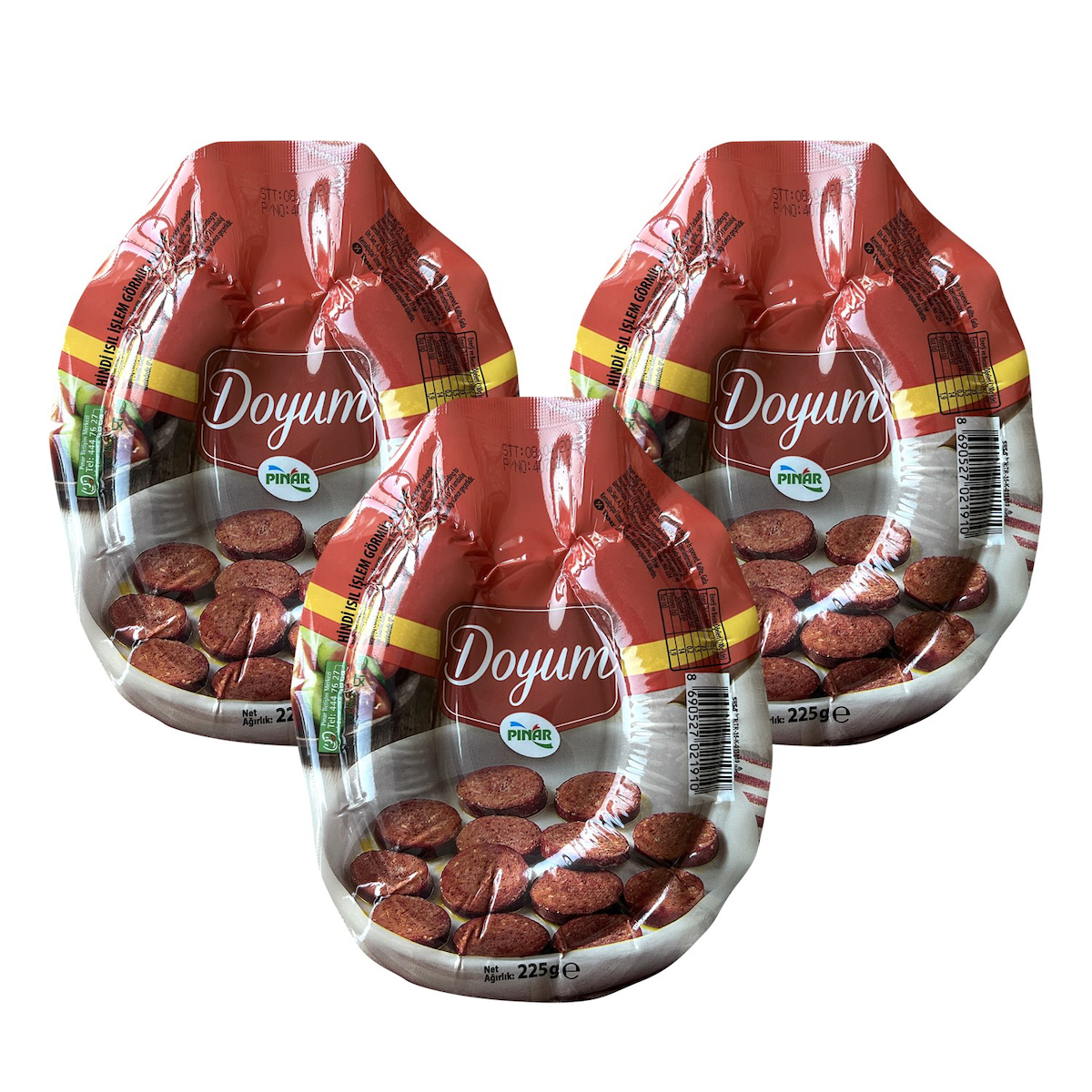Pınar Fermente Kangal Sucuk 3x225 gr