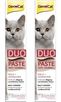 Gimcat Duo Paste Anti Hairball Multivitamin Tüy Yumağı Önleyici Yetişkin Kedi Vitamini Macun 2x50 gr
